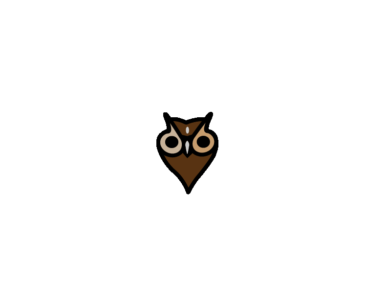 Subject to copyright Loyalty Owl Dibs logo gif open wings